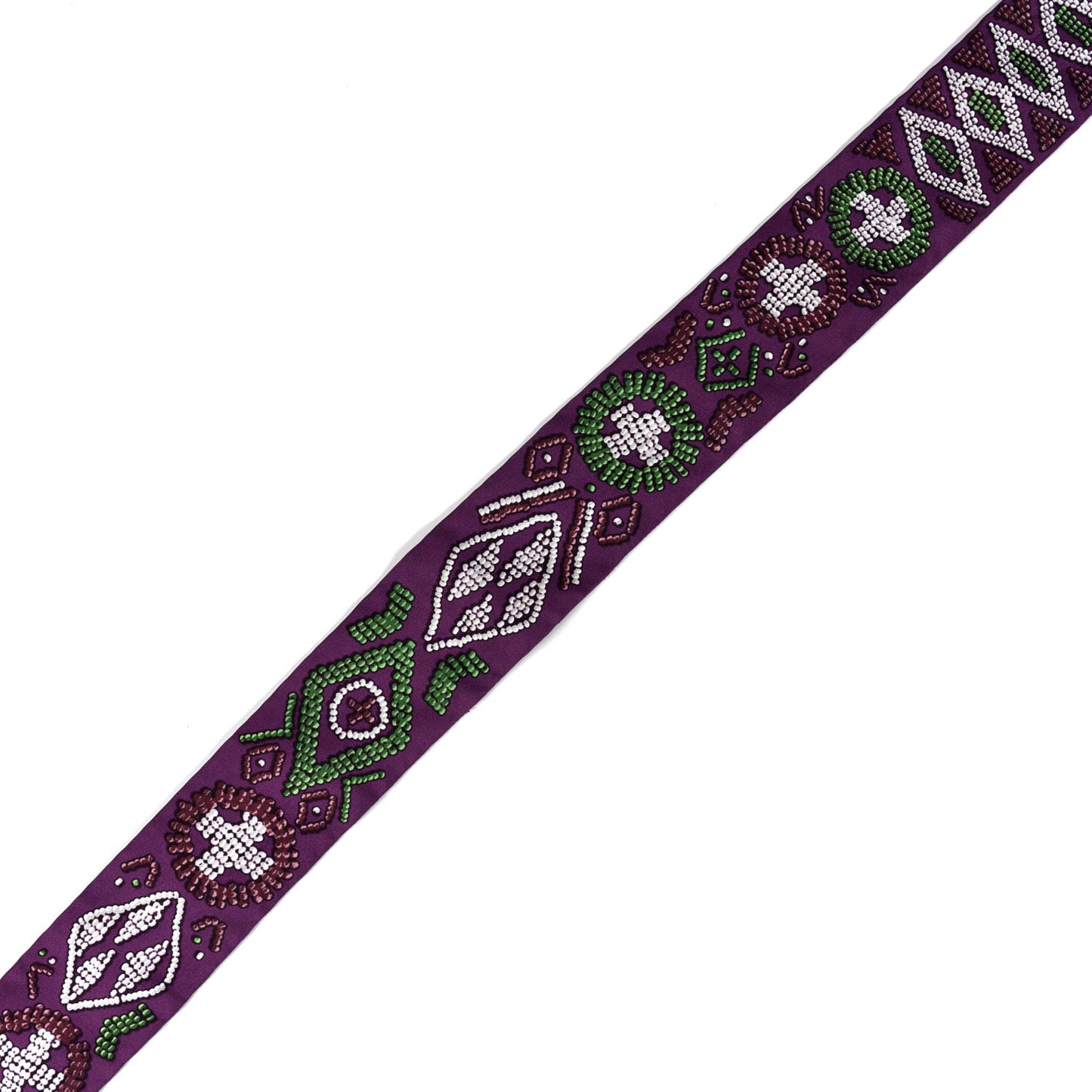 Silk Kelly En Perles Twilly Violet Vert Lie De Vin
