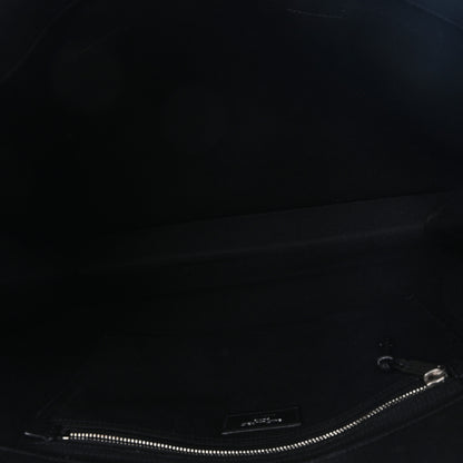 Saint Laurent Linen Calfskin Rive Gauche Tote Black 5 of 10