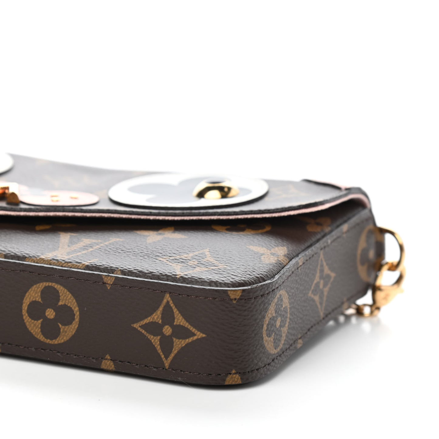 Monogram Valentine Dog Pochette Felicie Chain Wallet