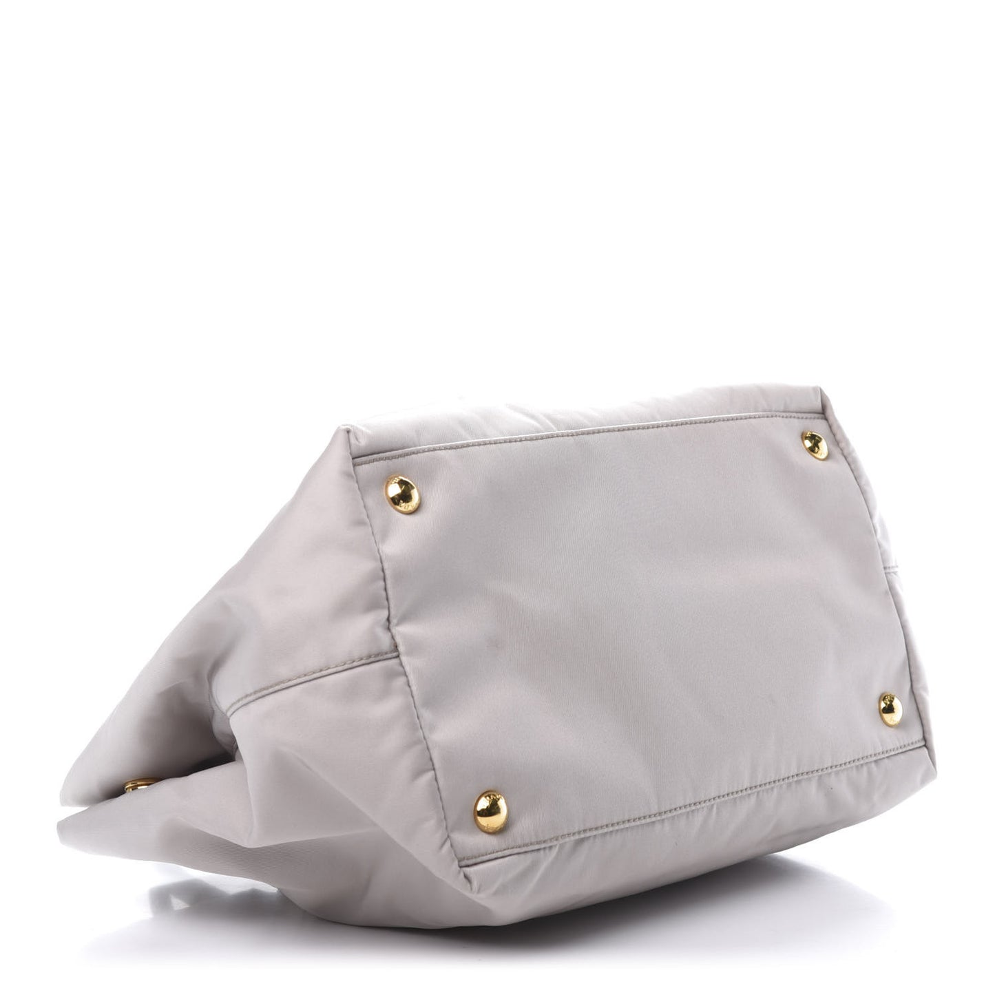 Nylon Tessuto Fiocco Bow Tote Grey