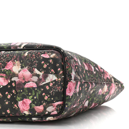 Givenchy Textured Coated Canvas Roses Camouflage Print Medium Antigona Tote Black 10 of 10