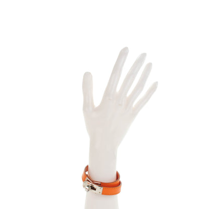 Hermes Box Kelly Double Tour Bracelet S Orange 2 of 7