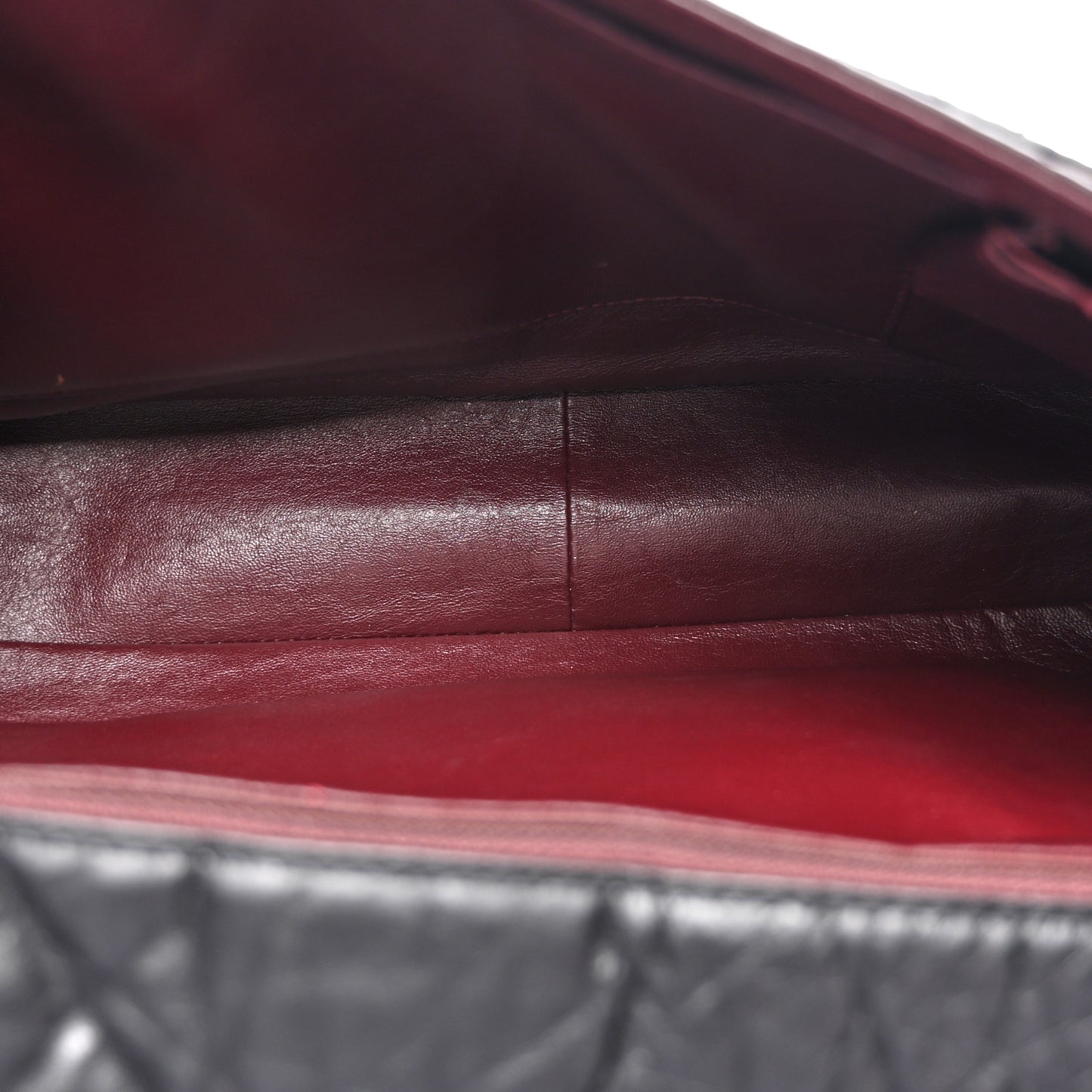 Aged Calfskin Quilted 2.55 Reissue 228 Flap Black