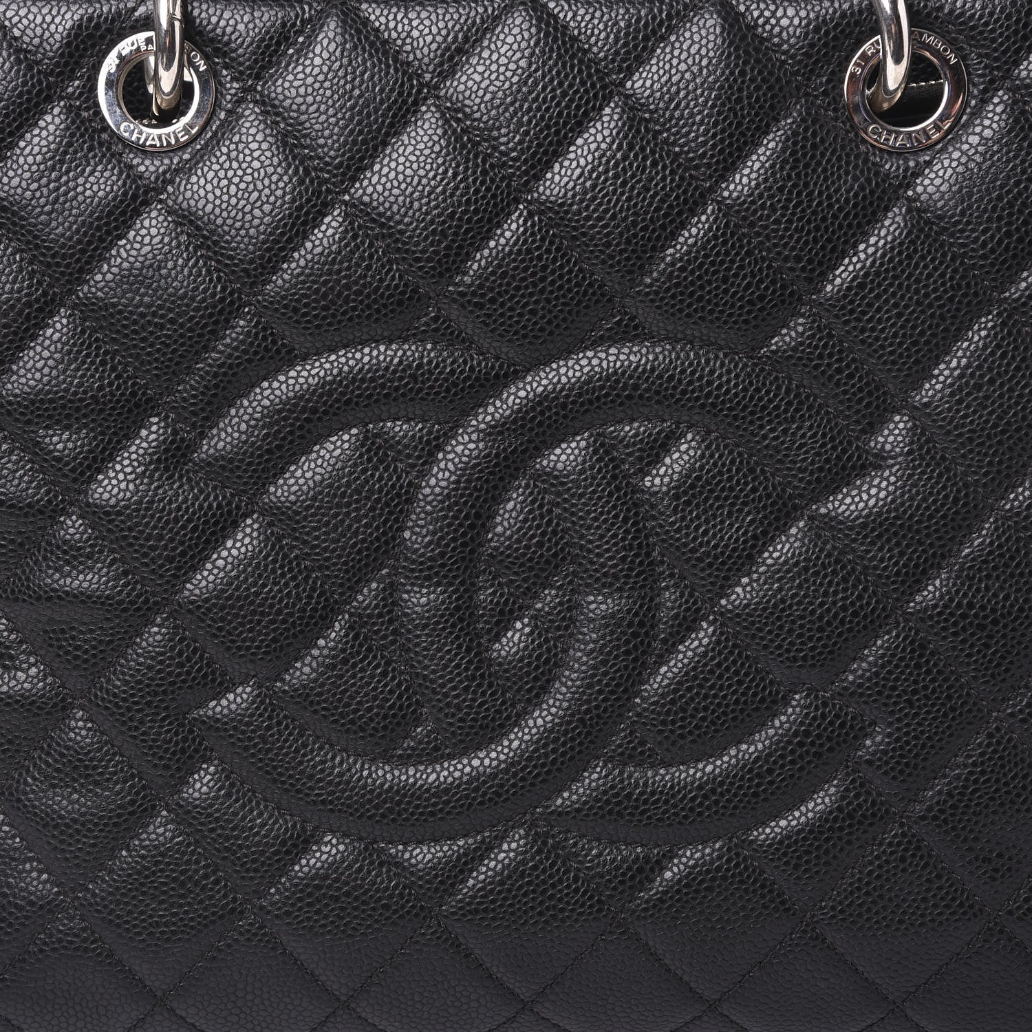 Chanel Caviar Quilted Grand Shopping Tote GST Black 11 of 11