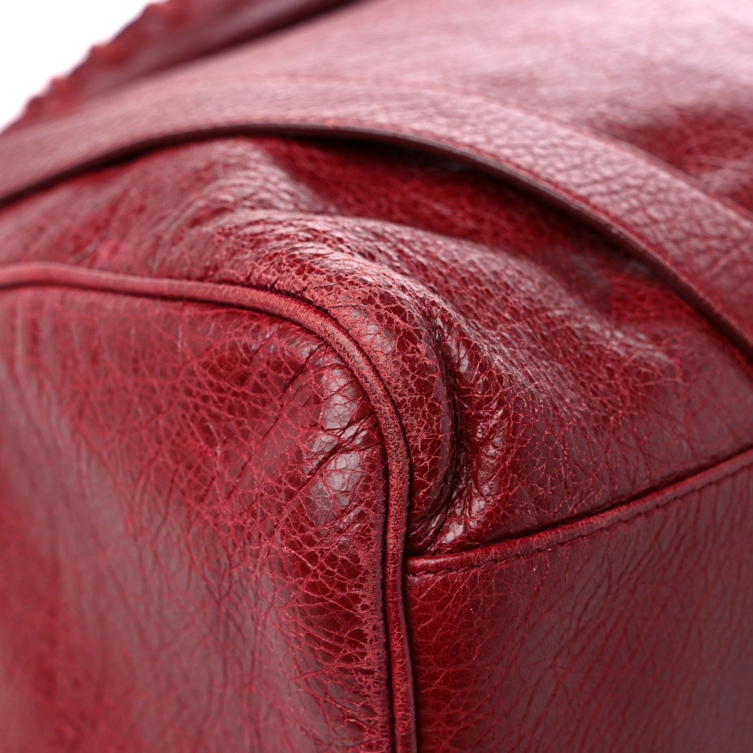 Balenciaga Agneau Classic Hardware Velo Rouge Cerise 10 of 14