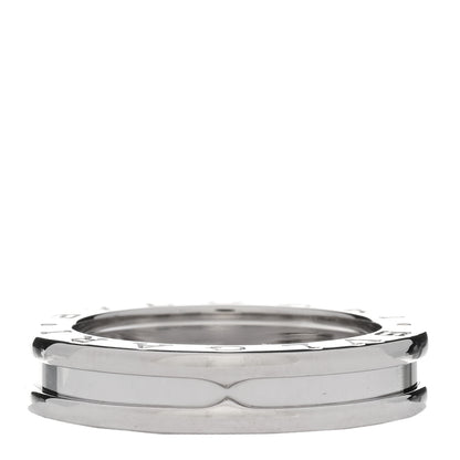Bulgari 18K White Gold B.Zero1 One-Band Ring 53 6.5 1 of 4
