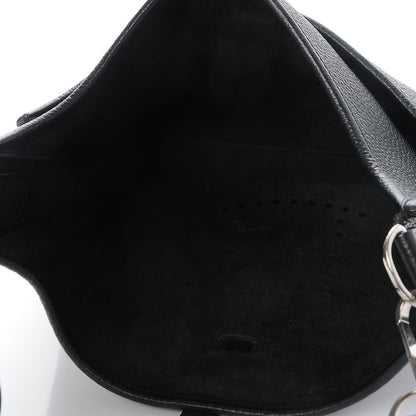 Hermes Taurillon Clemence Evelyne III PM Black 5 of 7