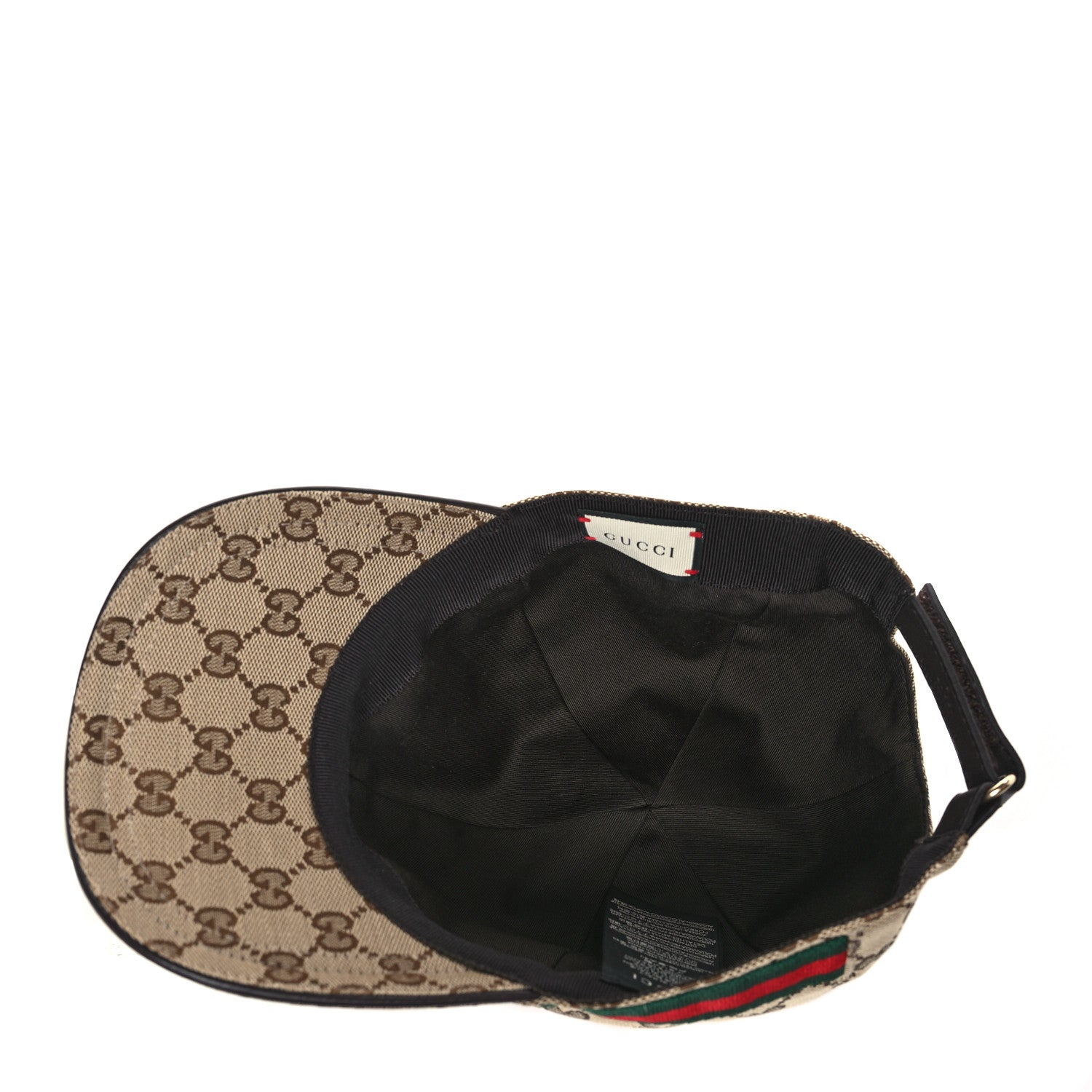 Gucci Monogram Web Baseball Hat 58 Beige Cocoa 6 of 8