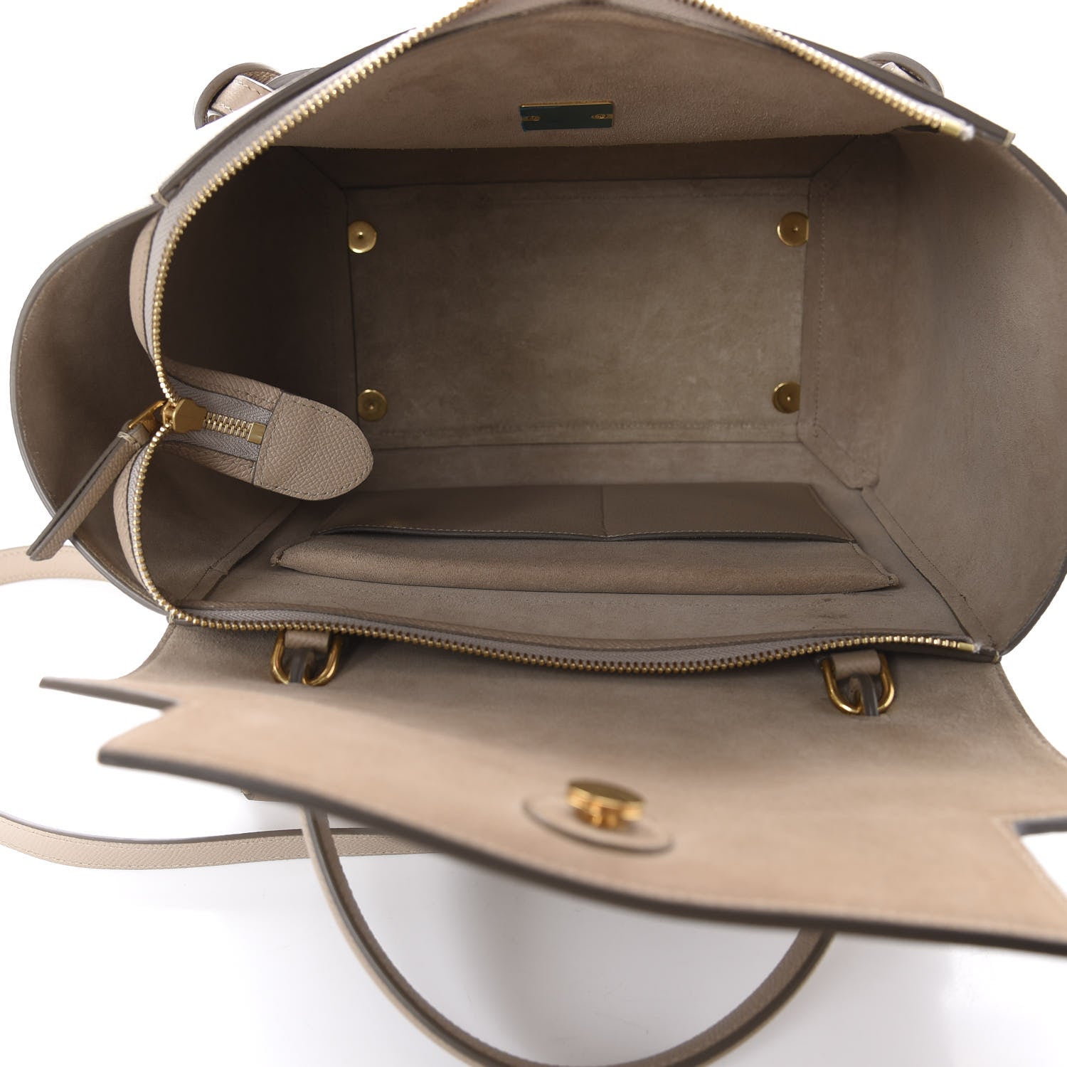 Celine Grained Calfskin Mini Belt Bag Light Taupe 6 of 12