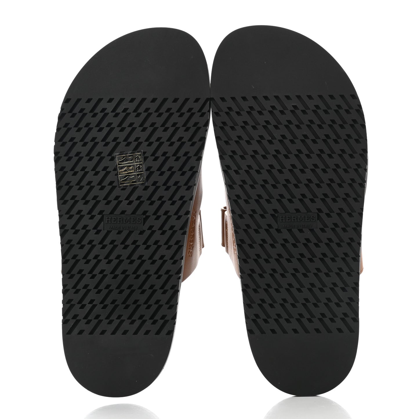 Calfskin Womens Chypre Sandals 39.5 Gold