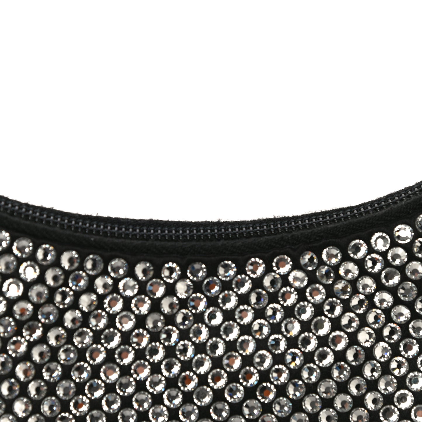 Satin Crystal Mini Re-Edition 2000 Bag Cristal