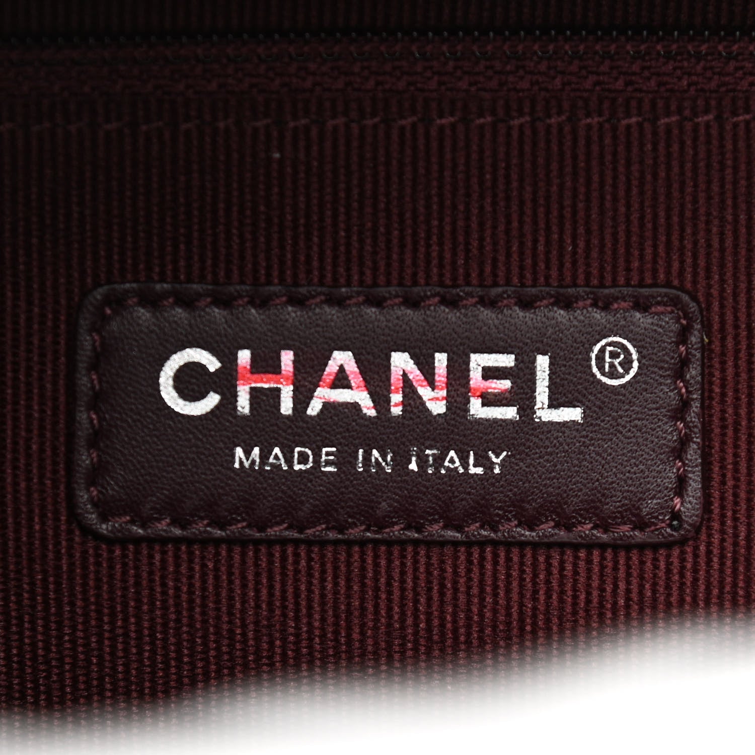 Chanel Vinyl Calfskin Viaggio Travel Bag Light Grey 6 of 11