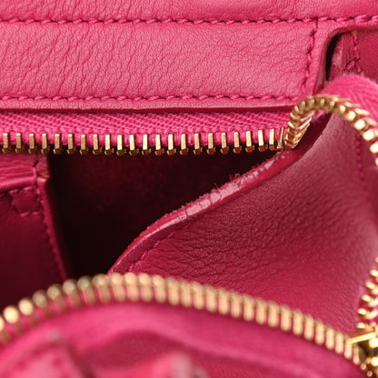 Saint Laurent Calfskin Small Classic Y Cabas Fuchsia 10 of 10