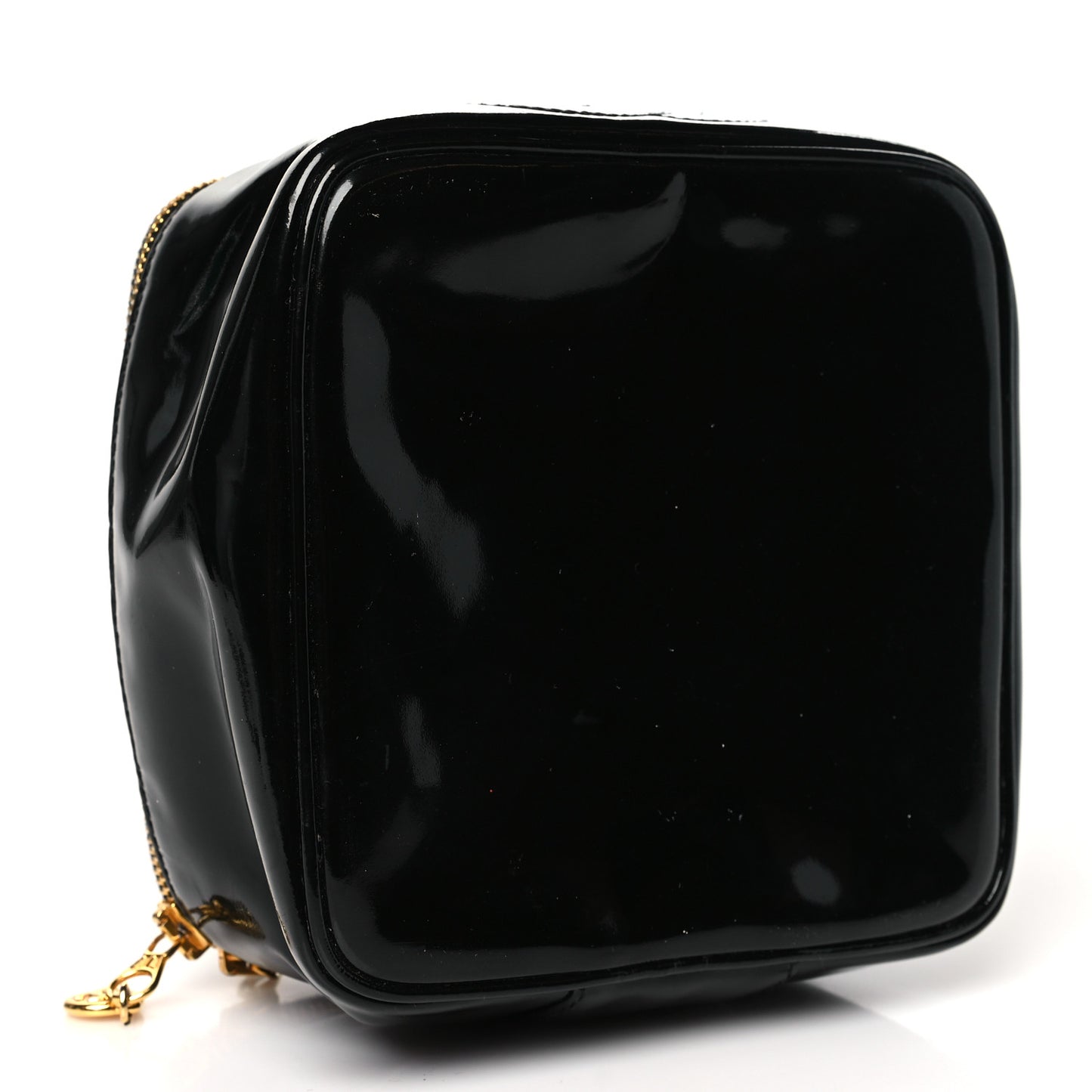 Patent Vanity Cosmetic Case Black