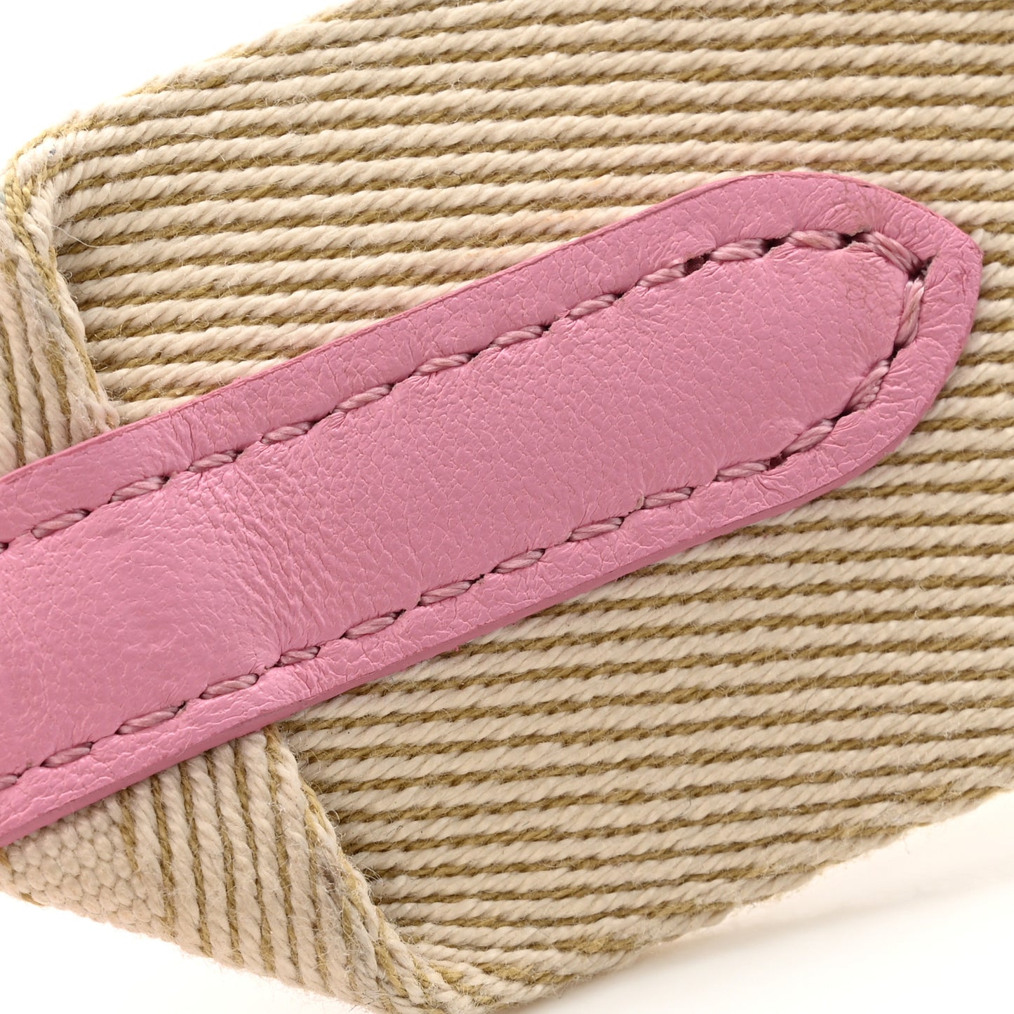 Monogram Utility Crossbody Bandouliere Shoulder Strap Beige Pink