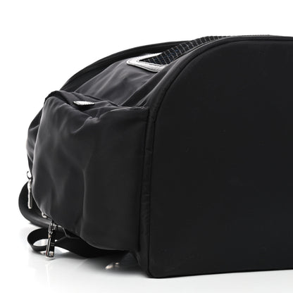Prada Re-Nylon Saffiano Pet Carrier Backpack Black 10 of 11
