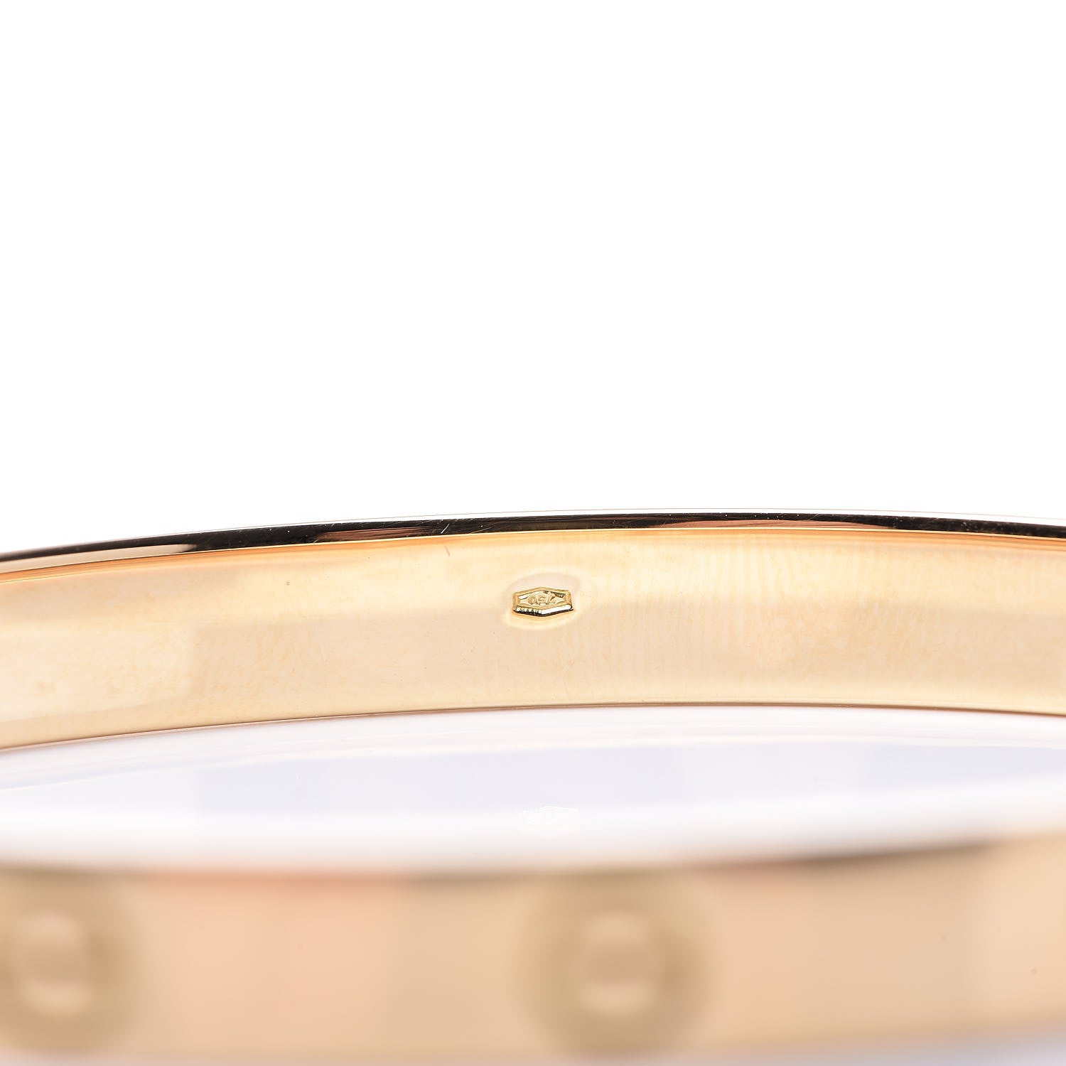 Cartier 18K Yellow Gold LOVE Bracelet 18 7 of 7