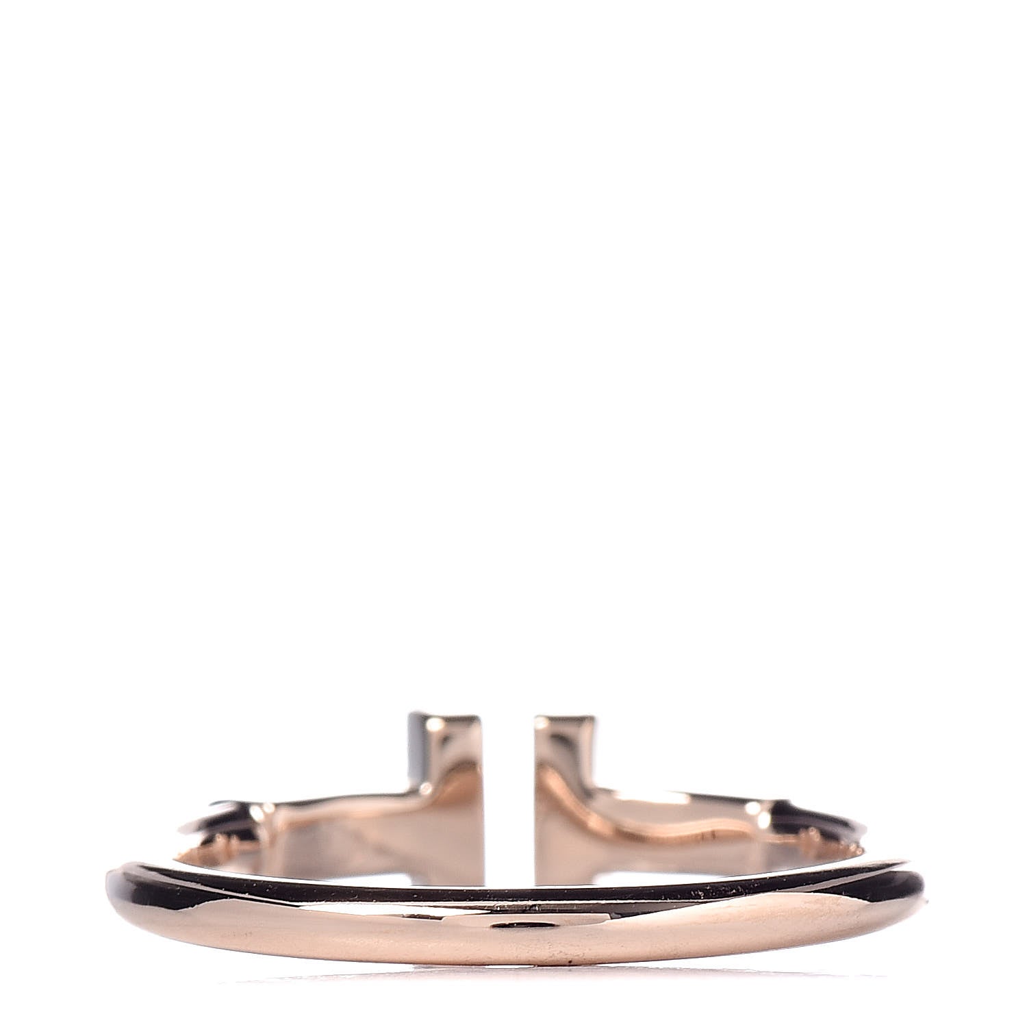 Tiffany 18K Rose Gold T Wire Ring 51 5.75 4 of 5
