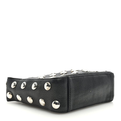Khaite Pebbled Sport Calfskin Studded Small Elena Black 4 of 8