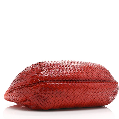 Bottega Veneta Nappa Patent Intrecciato Large Belly Veneta Ombre Hobo Magma 4 of 11