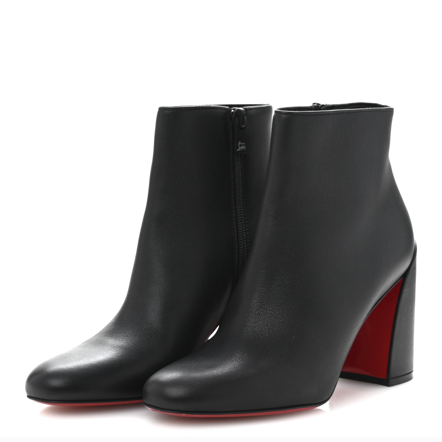 Calfskin Turela 85 Ankle Boots 36 Black