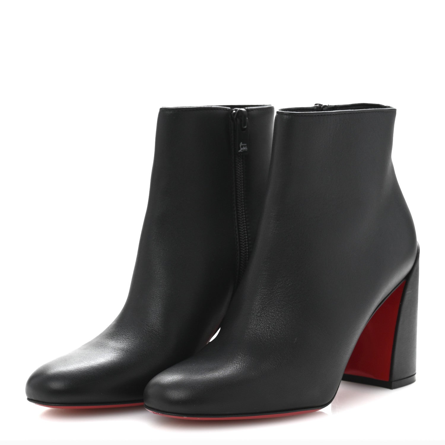 Christian Louboutin Calfskin Turela 85 Ankle Boots 36 Black 4 of 9