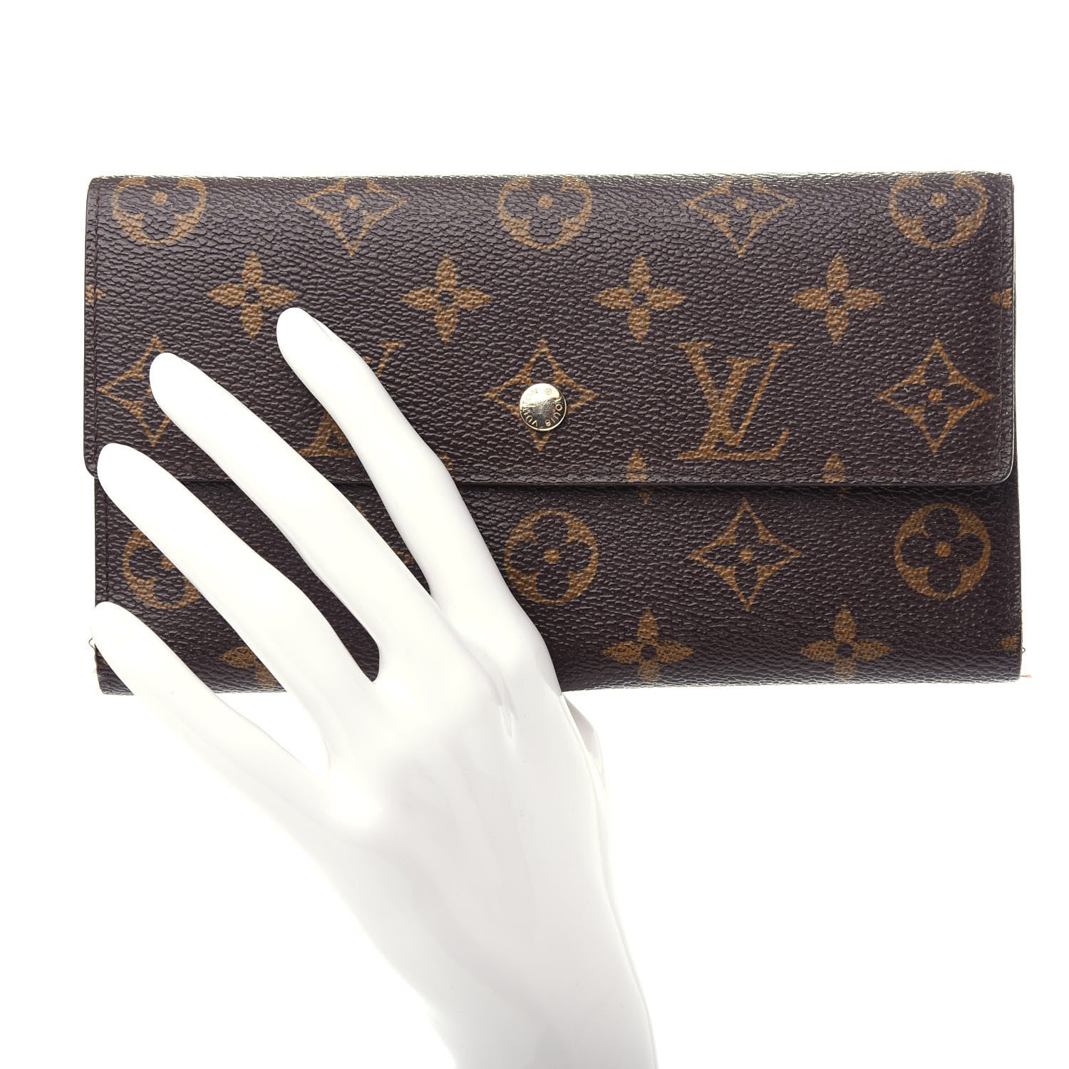 Louis Vuitton Monogram Sarah Wallet 2 of 9