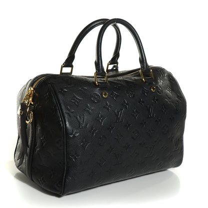 Louis Vuitton Empreinte Speedy Bandouliere 30 Black 3 of 7