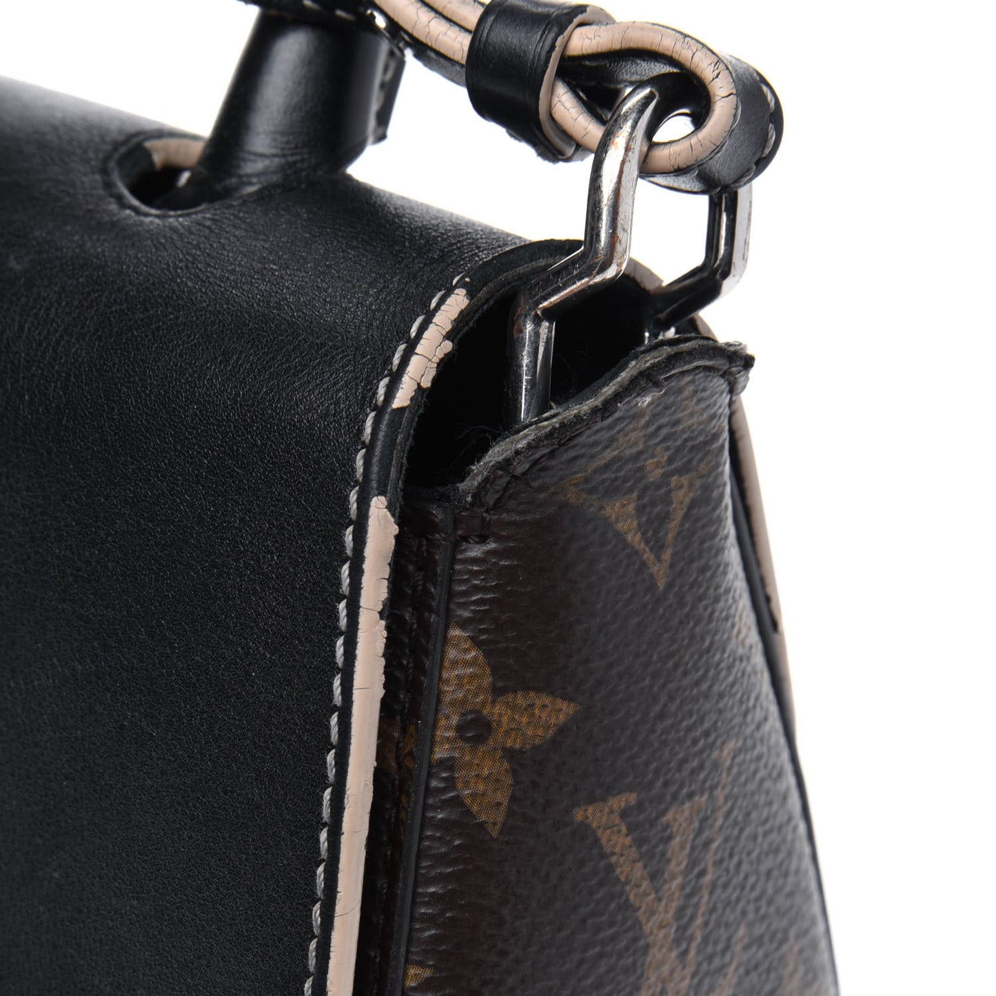 Calfskin Monogram Chain It Bag PM Black