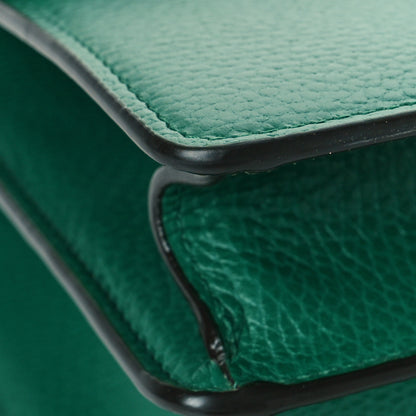 Gucci Dollar Calfskin Crystal Web Medium Dionysus Bamboo Top Handle Bag Emerald 8 of 9