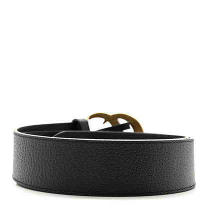 Gucci Textured Calfskin Double G 40mm Belt 85 34 Black 2 of 6