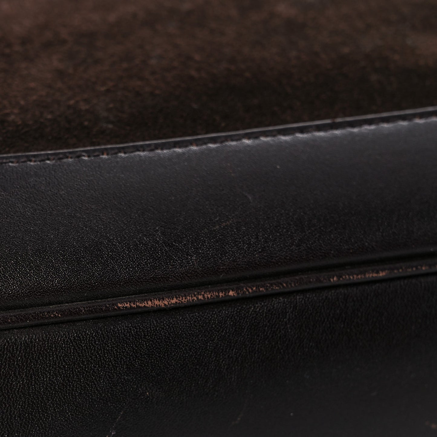 Suede Web Small Jackie O Hobo Dark Brown
