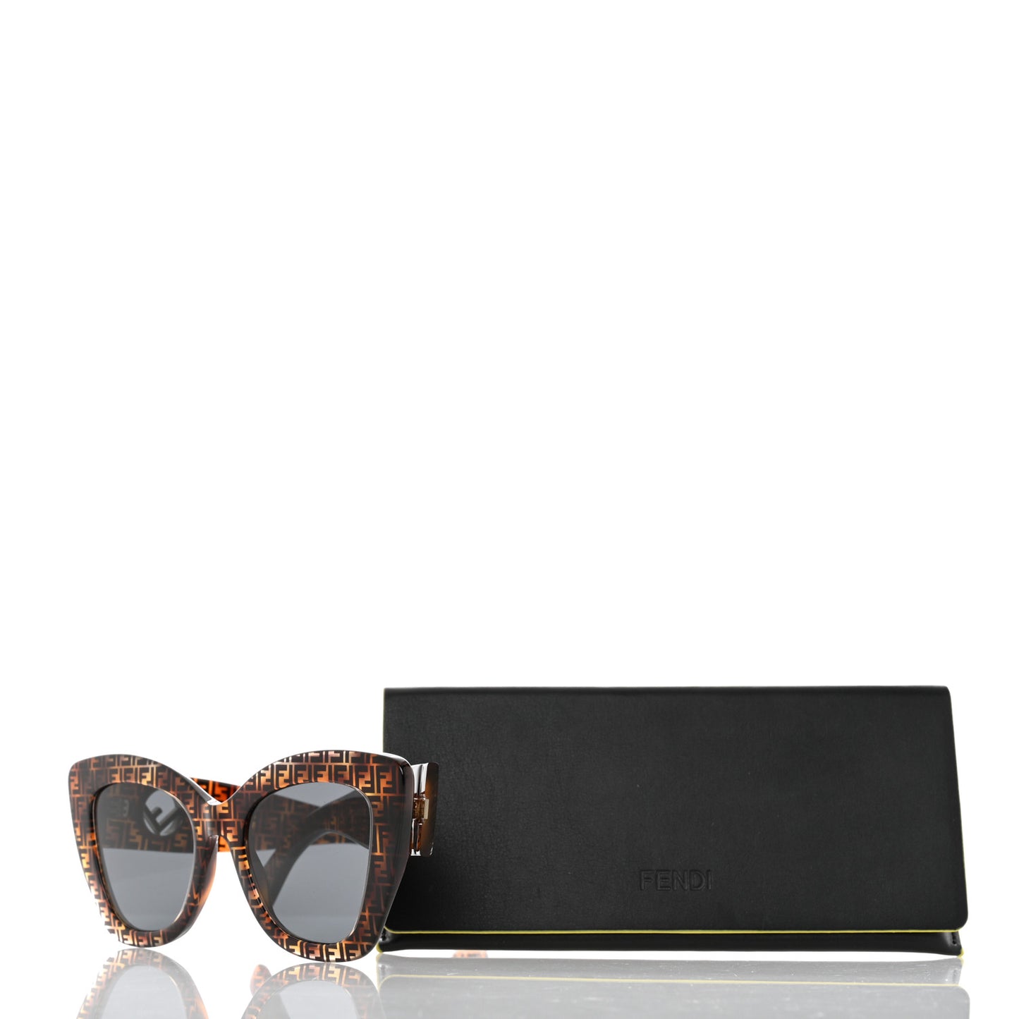 Acetate F is Fendi FF 51mm Cat Eye Sunglasses 0327/S Tortoise Camouflage