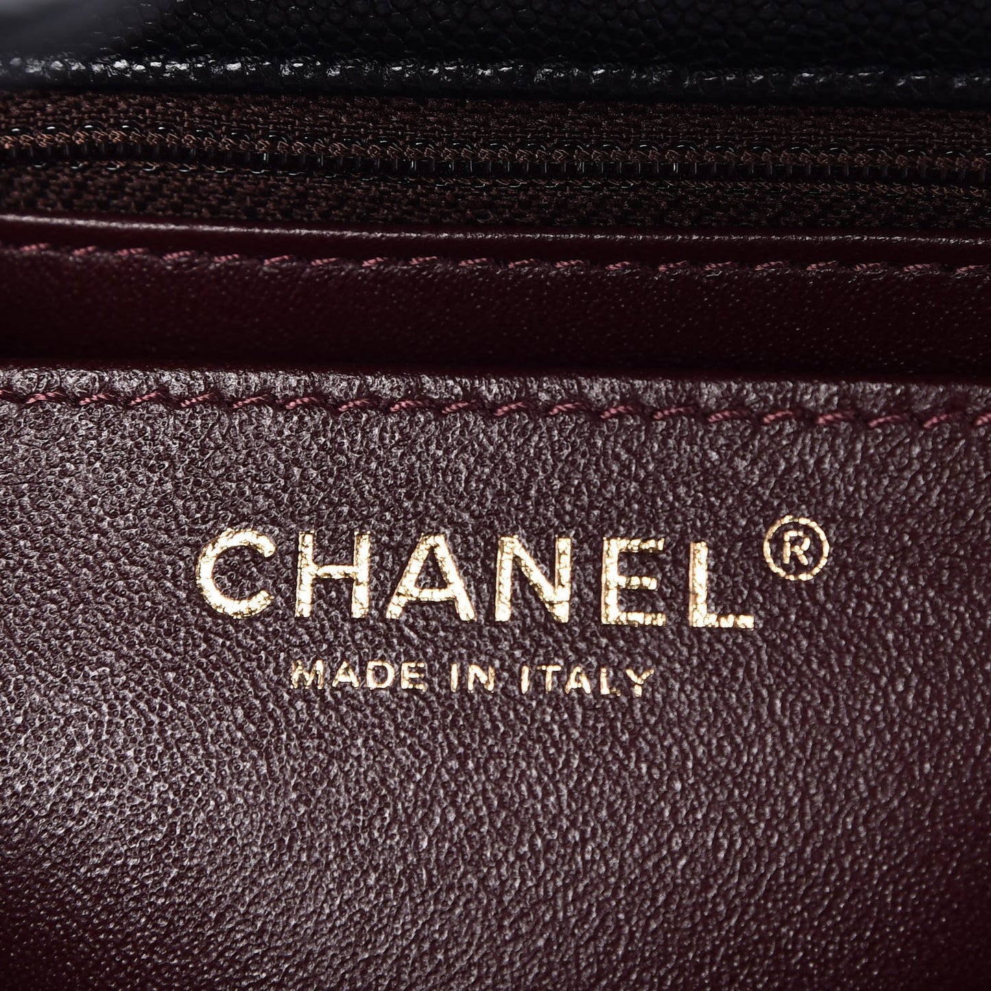 Caviar Quilted Mini Rectangular Flap Black