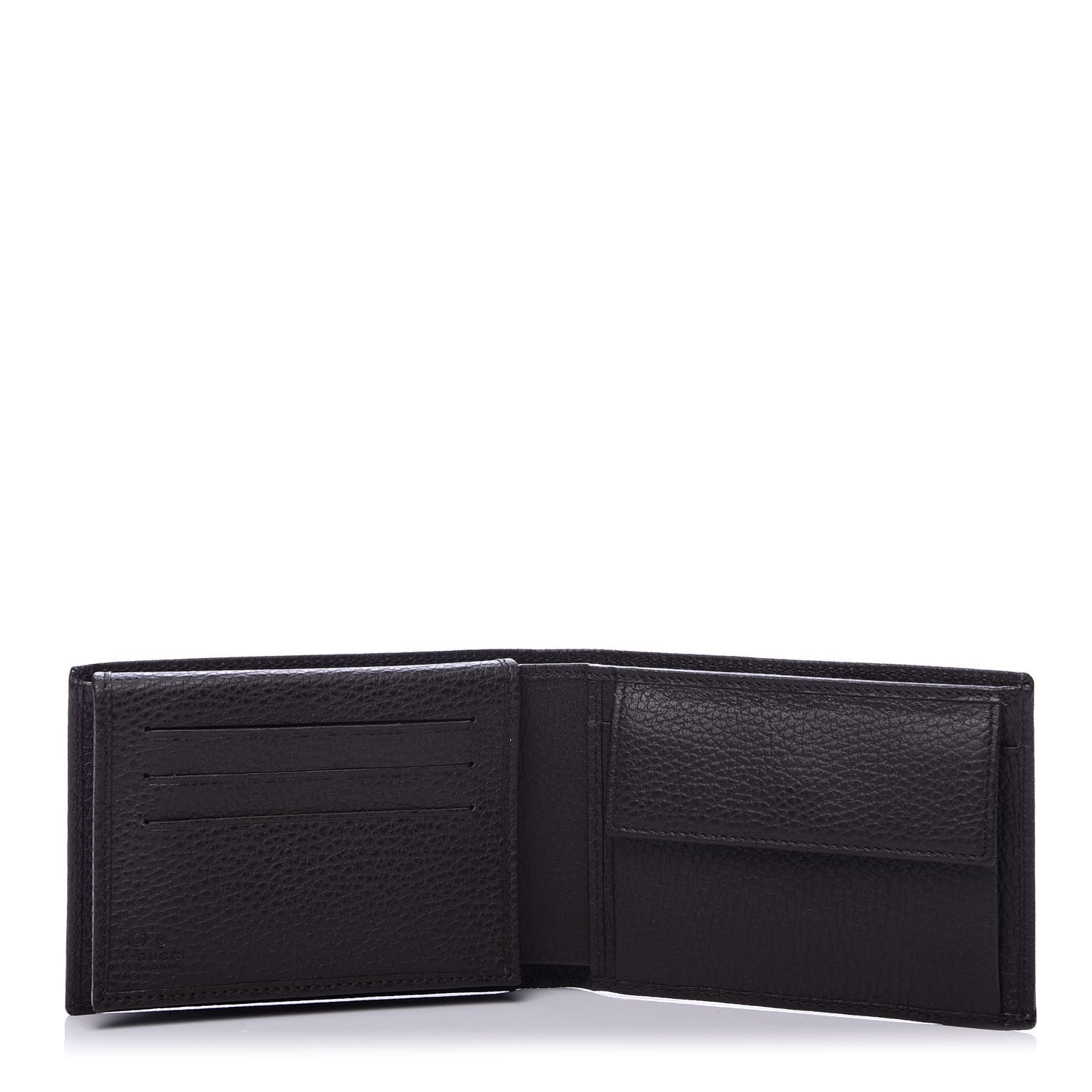 Gucci Dollar Calfskin Bi-Fold Wallet Dark Brown 5 of 7