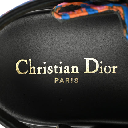 Christian Dior Technical Fabric Mizza Print Dioract Sandals 38.5 Multicolor 7 of 9