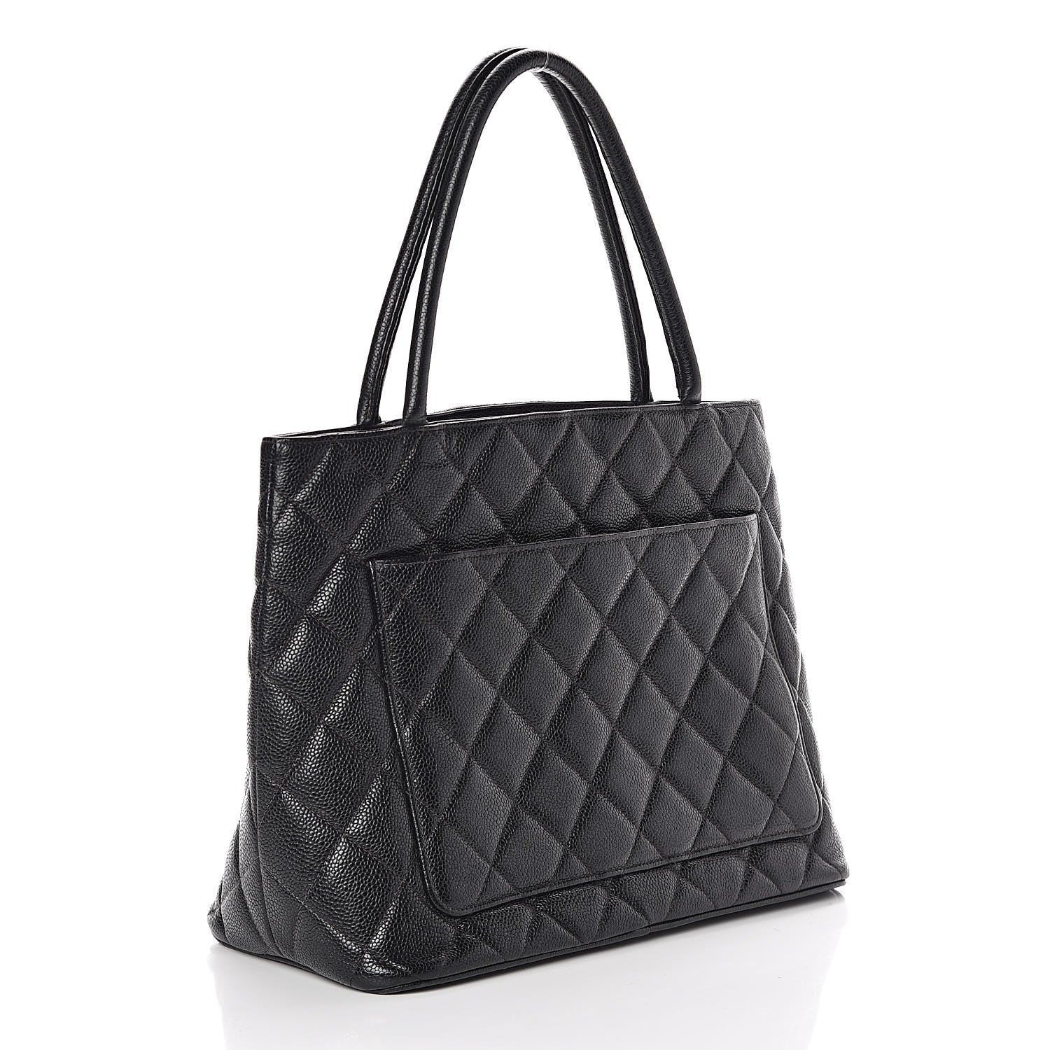 Chanel Caviar Quilted Medallion Tote Black 3 of 11