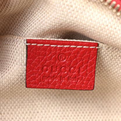 Gucci Pebbled Calfskin Small Soho Disco Bag Tabasco Red 6 of 10