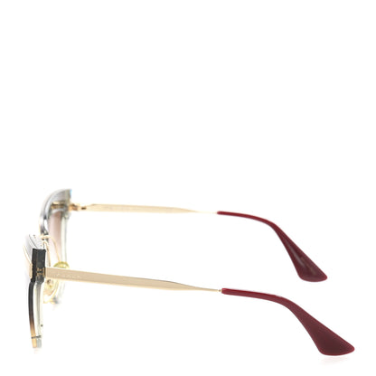 Prada Cinema Evolution 65mm Sunglasses SPR 12U Beige Gradient Mirror 3 of 9