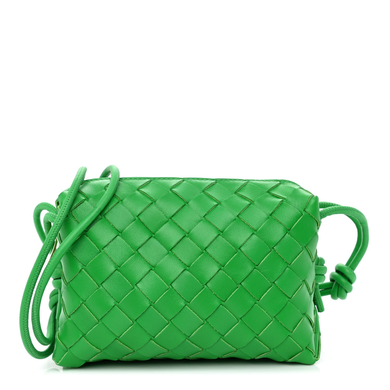 Bottega Veneta Nappa Intrecciato Mini Loop Camera Bag Parakeet 1 of 9
