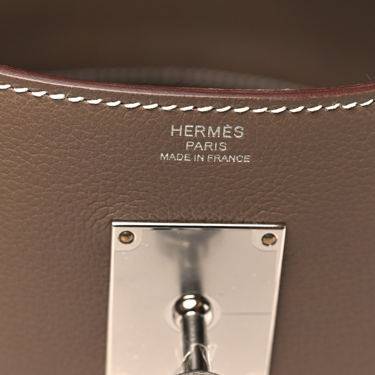 Hermes Evercolor Kelly Messenger PM Etoupe 5 of 9