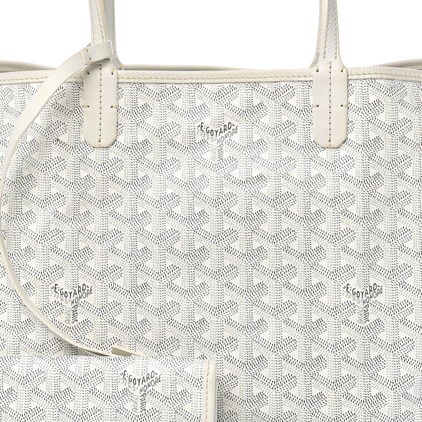 Goyardine Saint Louis PM White