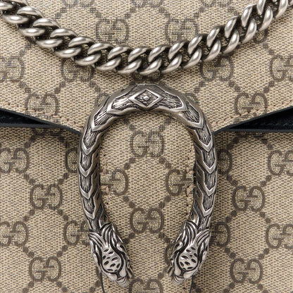 Gucci GG Supreme Monogram Small Dionysus Shoulder Bag Black 8 of 12