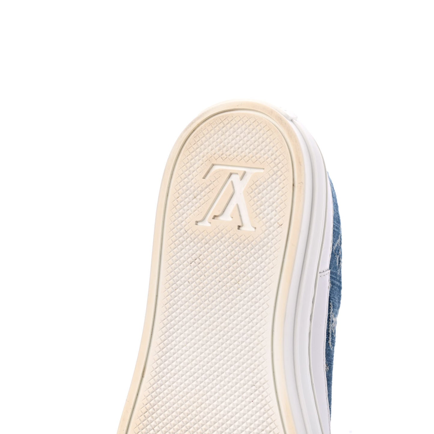 Denim Monogram Stellar Sneakers 37.5 Bleu Jeans Blue