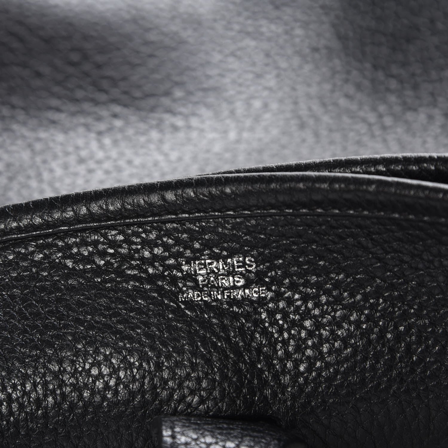Hermes Taurillon Clemence Evelyne III PM Black 6 of 7