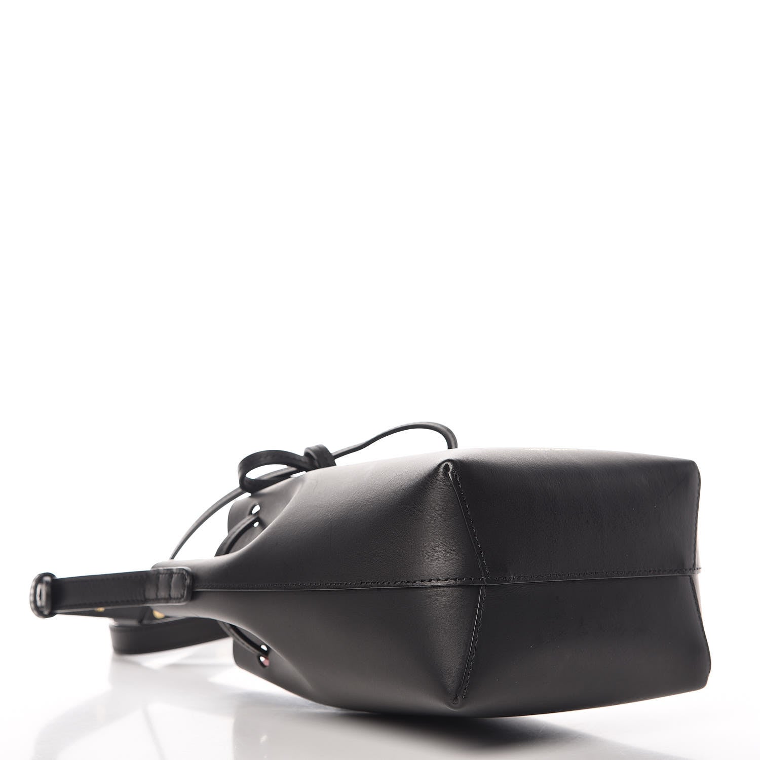 Mansur Gavriel Calfskin Mini Mini Bucket Bag Black Flamma 4 of 8