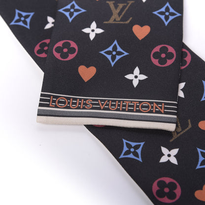 Louis Vuitton Silk Game On Bandeau Black White 5 of 6