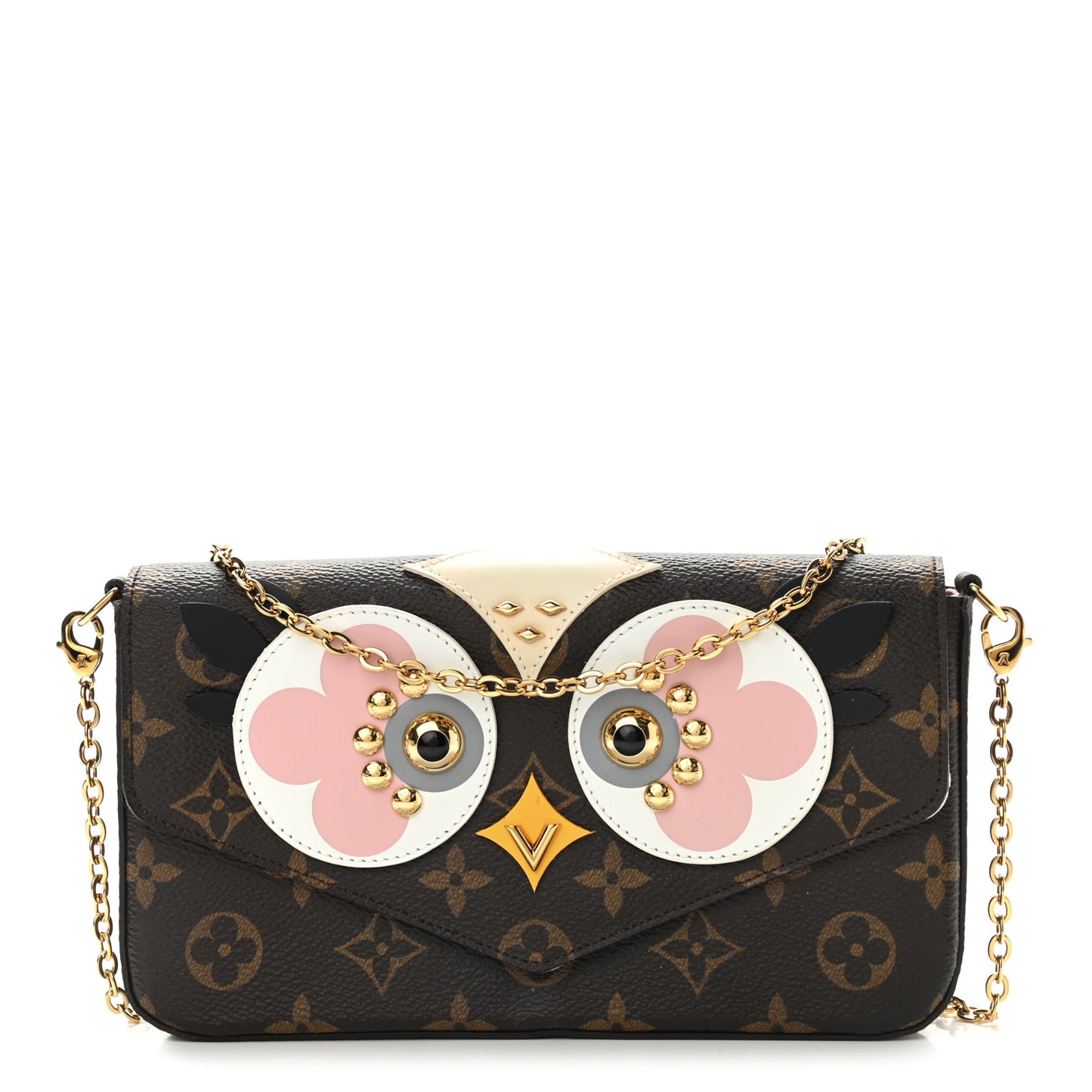 Monogram Lovely Birds Pochette Felicie Chain Wallet