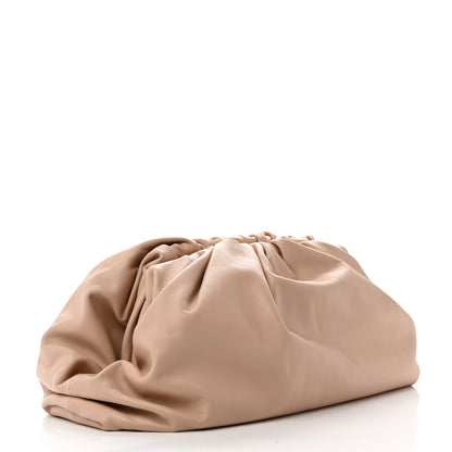 Bottega Veneta Smooth Butter Calf The Pouch Oversized Clutch Nude 3 of 7