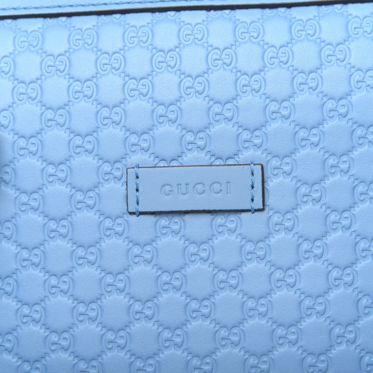 Microguccissima Medium Dome Bag Mineral Blue